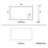 Modern Splash Led Mirror- BM-HD1506BSTM 
