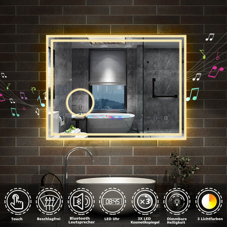 Modern Splash Led Mirror- BM-HD1403BSTM 
