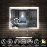 Modern Splash Led Mirror- BM-HD1403BSTM