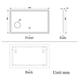 Modern Splash Led Mirror- BM-HD1405BSTM 
