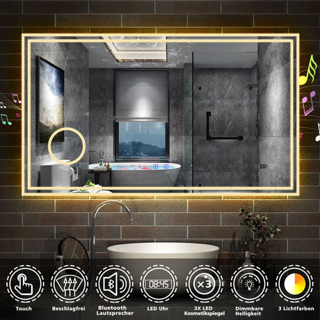 Modern Splash Led Mirror- BM-HD1406BSTM 
