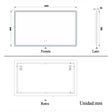 Modern Splash Led Mirror- BM-HD1507BS 
