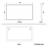 Modern Splash Led Mirror- BM-HD1507BS