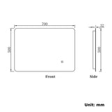Modern Splash Led Mirror- BM-HD2501 

