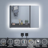 Modern Splash Led Mirror- BM-HD2502BSTX