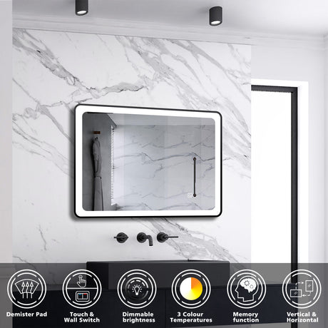 Modern Splash Led Mirror- BM-HDFK1502H