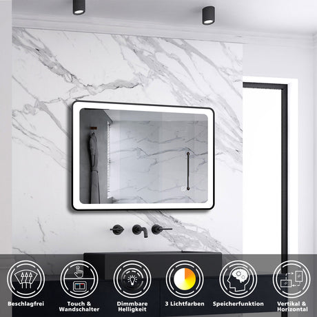Modern Splash Led Mirror- BM-HDFK1502H