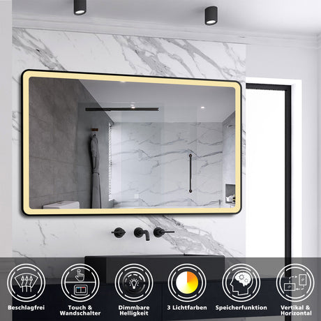 Modern Splash Led Mirror- BM-HDFK1506H 
