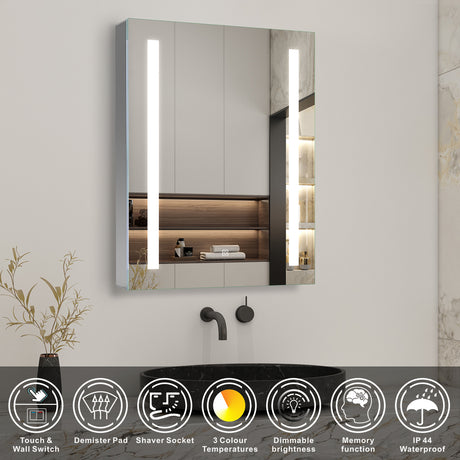 Modern Splash Led Mirror- BM-HDHY01