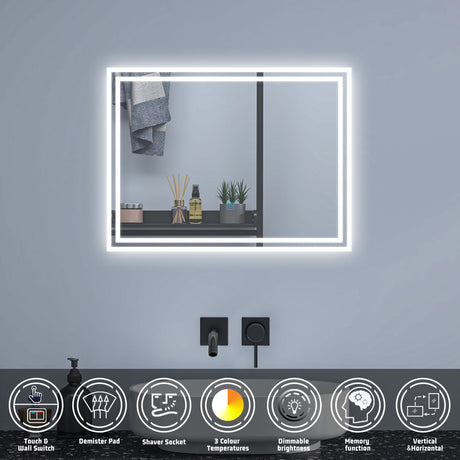 Modern Splash Led Mirror- BM-HDS1402TX