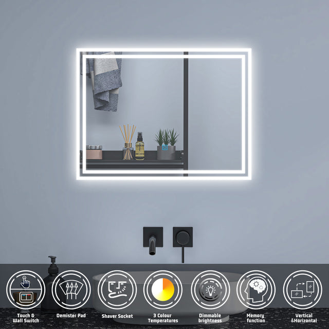 Modern Splash Led Mirror- BM-HDS1404