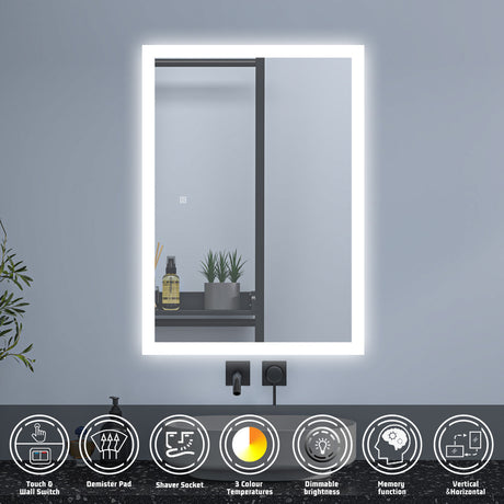 Modern Splash Led Mirror- BM-HDS1201TX