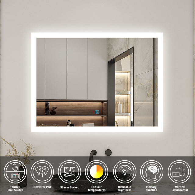 Modern Splash Led Mirror- BM-HDS1503