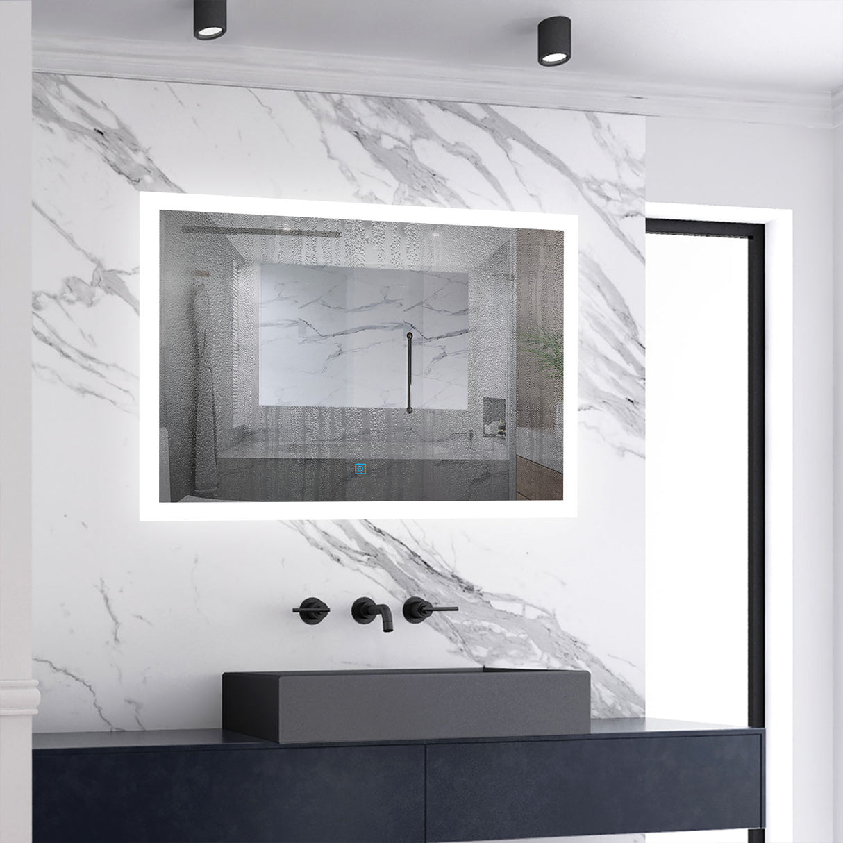 Modern Splash Led Mirror- BM-HDS1504