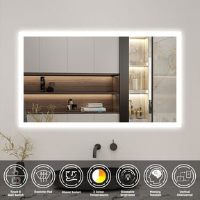 Modern Splash Led Mirror- BM-HDS1305