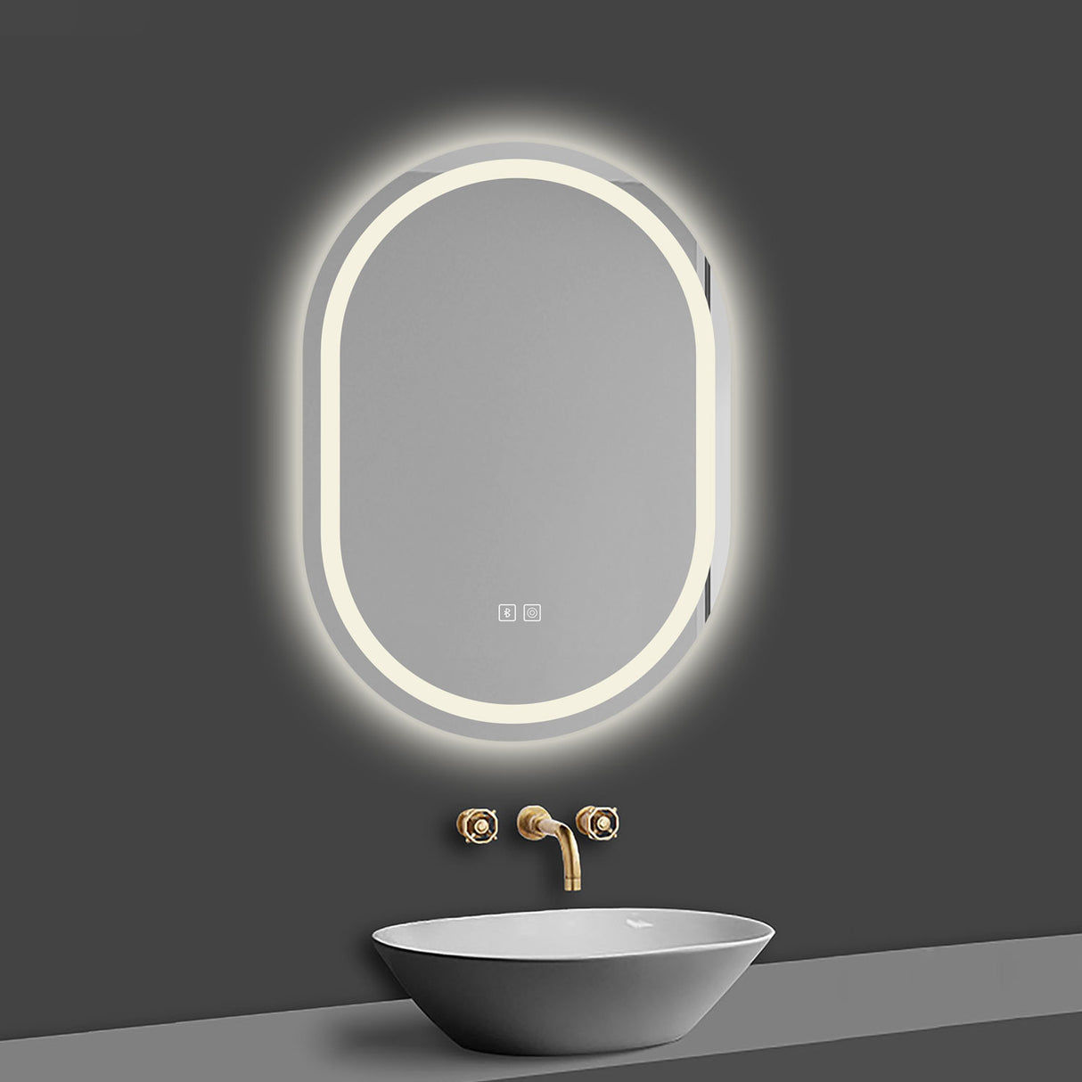Modern Splash Led Mirror- BM-HDSPD06