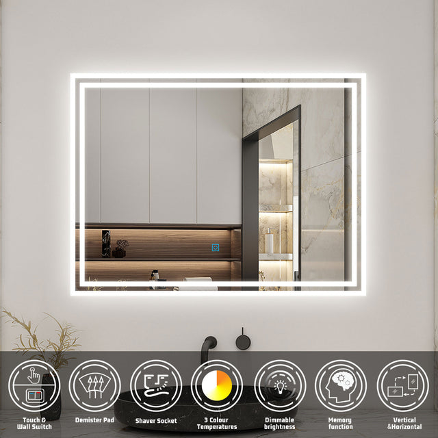 Modern Splash Led Mirror- BM-HDS1403TX