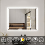 Modern Splash Led Mirror- BM-HDS1404