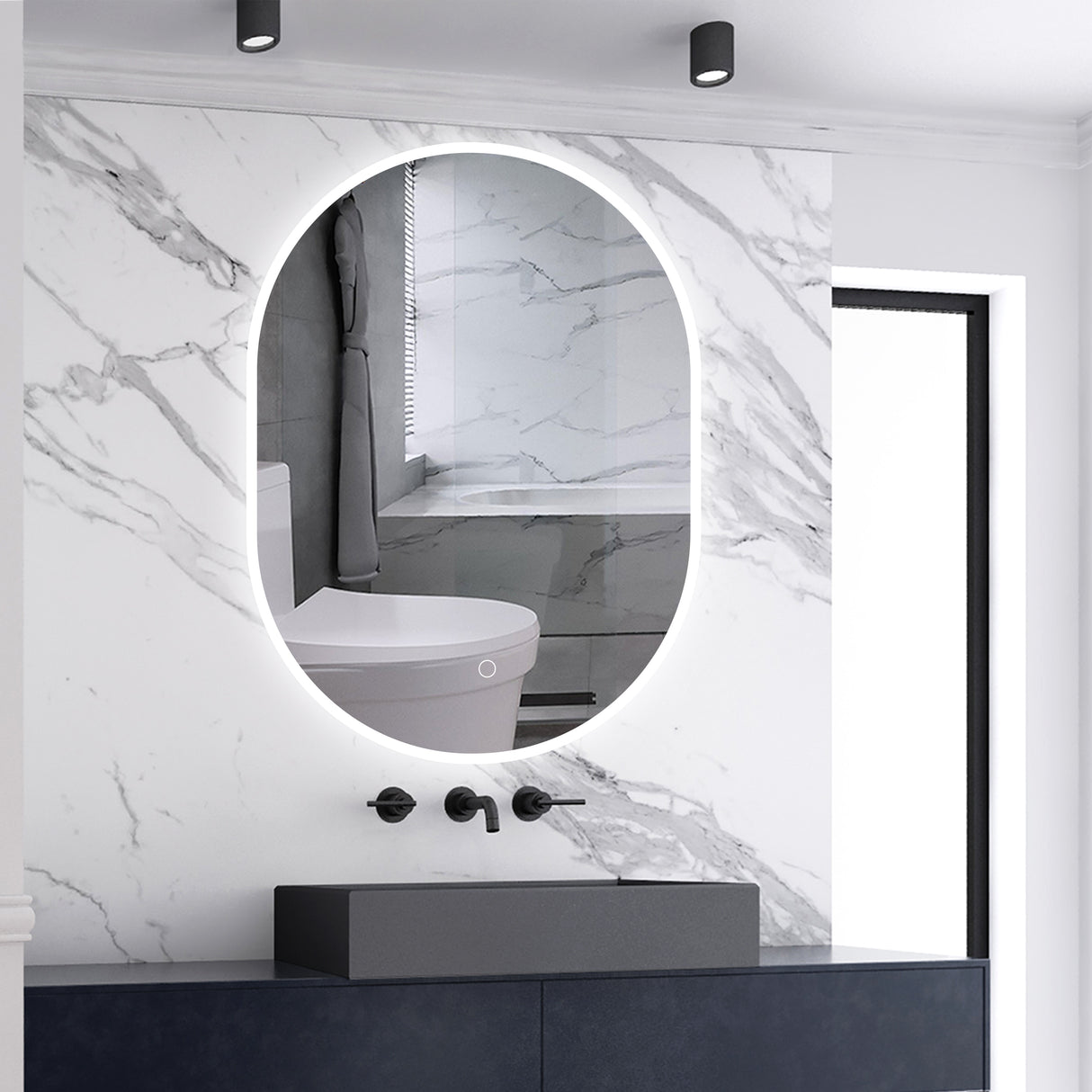 Modern Splash Led Mirror- BM-PD10