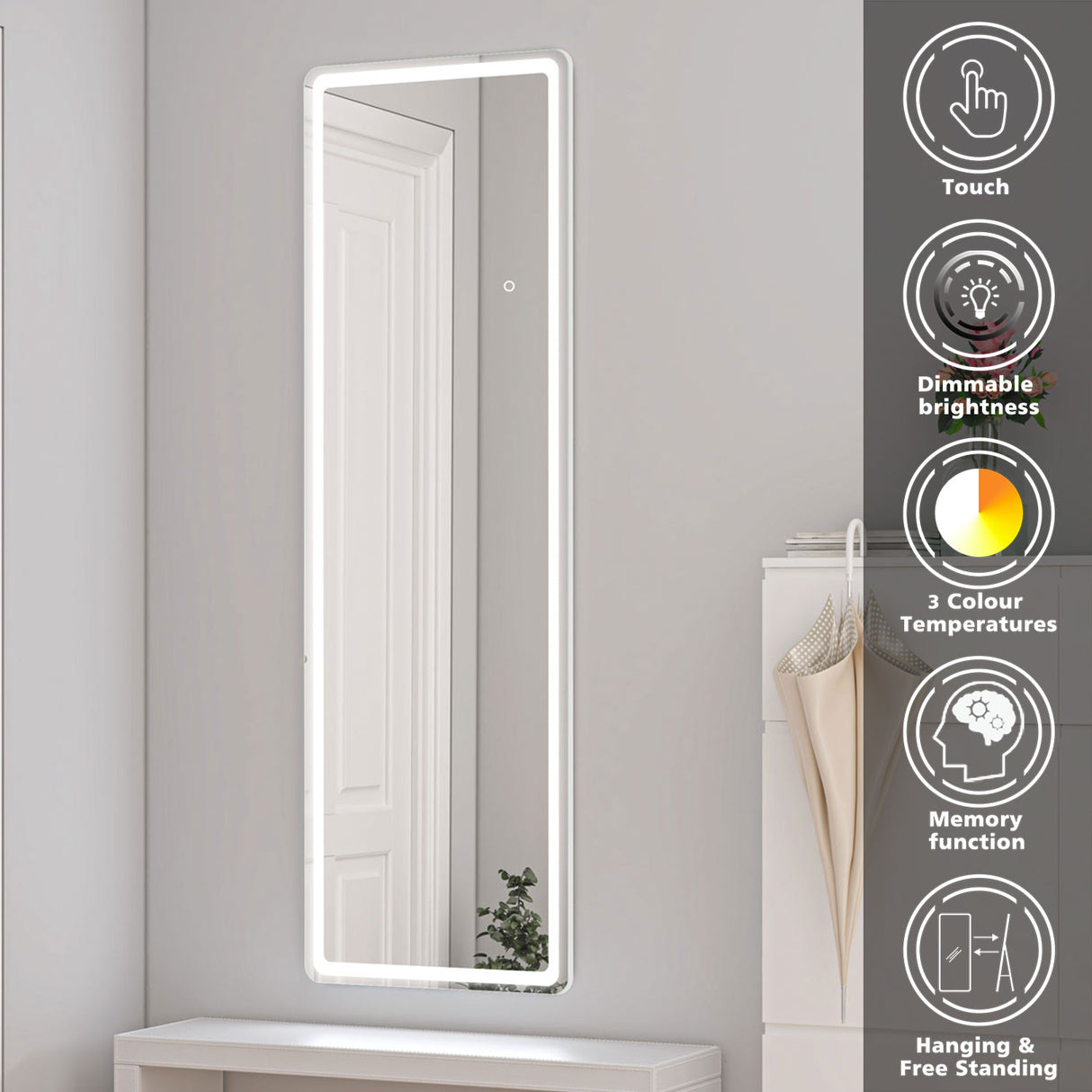 Modern Splash Led Mirror- BM-QS204 
