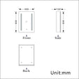 Modern Splash Led Mirror- BMG-HDHY03 
