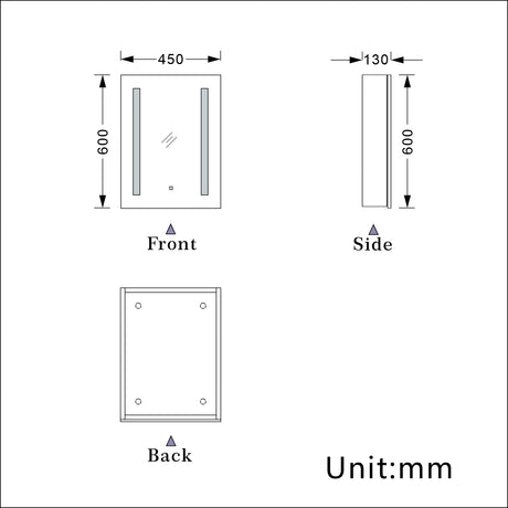 Modern Splash Led Mirror- BMG-HDHY03 
