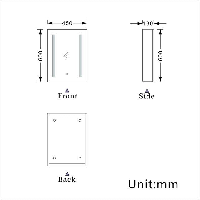 Modern Splash Led Mirror- BMG-HDHY03 
