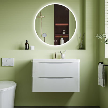 Modern Splash Led Round Mirror- BM-HD1705 

