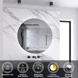 Modern Splash Led Round Mirror- BM-HD1904 
