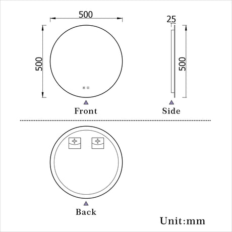 Modern Splash Led Mirror- BM-HD1906 
