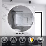 Modern Splash Led Round Mirror- BM-HD1908 
