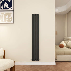Modern Splash Oval Column Anthracite radiator-NZ16-4-2N
