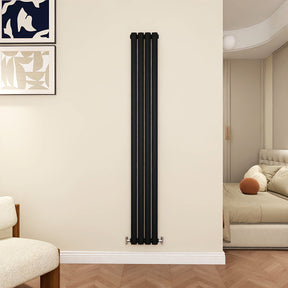 Modern Splash Oval Column Black radiator-NZ18-4-1K
