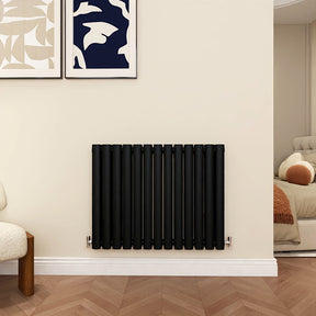 Modern Splash Oval Column Black radiator-NZ6-13-2K
