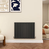 Modern Splash Oval Column Anthracite radiator-NZ6-13-2N
