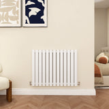 Modern Splash Oval Column White radiator-NZ6-13-2T
