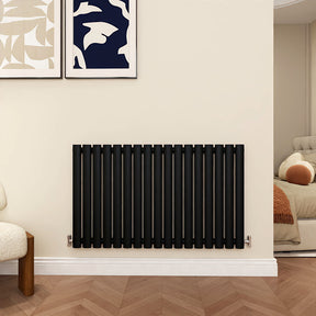 Modern Splash Oval Column Black radiator-NZ6-17-1K
