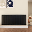Modern Splash Oval Column Black radiator-NZ6-24-1K
