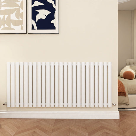 Modern Splash Oval Column White radiator-NZ6-24-1T
