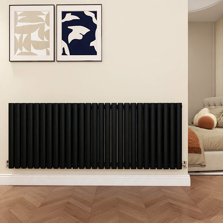 Modern Splash Oval Column Black radiator-NZ6-27-2K

