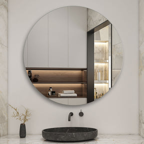 Modern Splash Round Mirror- BM-708 
