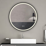 Modern Splash Led Round Mirror- BM-HDYK1705H 
