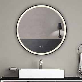 Modern Splash Led Round Mirror- BM-HDYK1705H 
