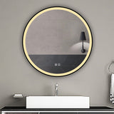 Modern Splash Led Round Mirror- BM-HDYK1705H 
