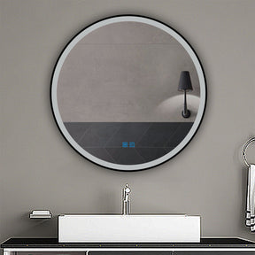 Modern Splash Led Round Mirror- BM-HDYK1705H 
