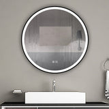 Modern Splash Led Round Mirror- BM-HDYK1705H 
