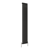 Modern Splash Flat Panel Black Radiator FP18-4-1K
