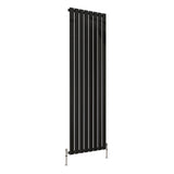 Modern Splash Flat Panel Black Radiator FP18-8-1K
