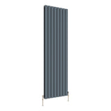 Modern Splash Flat Panel Anthracite Radiator FP18-8-2N
