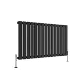 Modern Splash Flat Panel Black Radiator FP6-15-1K

